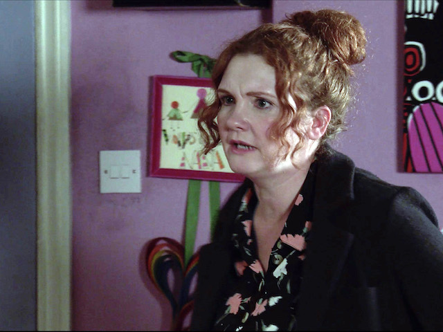 Tyrone, Fiz and Evelyn on Coronation Street on February 15, 2021