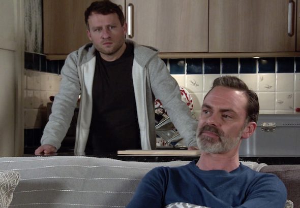 Billy and Paul on Coronation Street on February 3, 2021