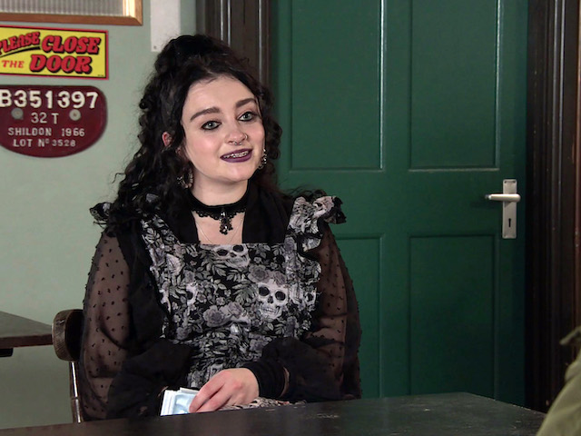 Nina on Coronation Street on March 1, 2021
