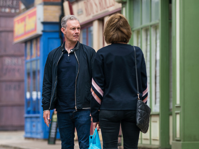 Nick on Coronation Street on July 21, 2021
