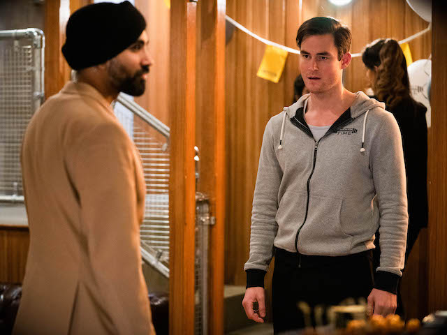 Kheerat and Zack on EastEnders on May 24, 2021