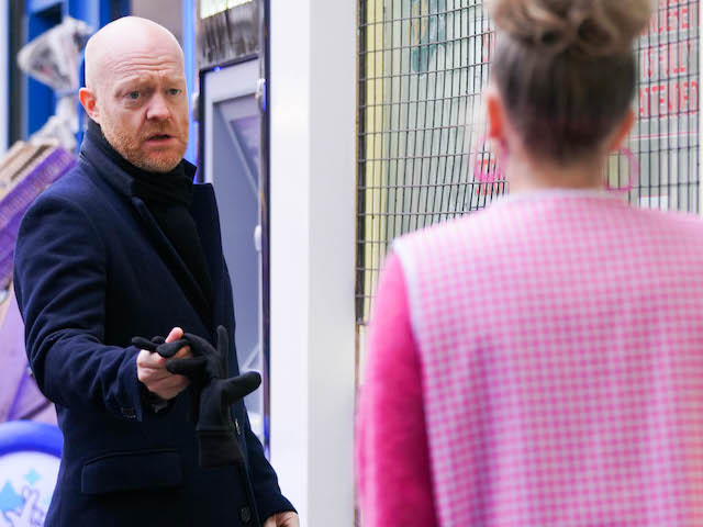 Max and Linda on EastEnders on February 18, 2021