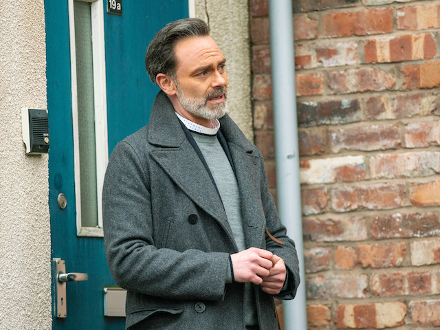 Billy on Coronation Street on April 1, 2021