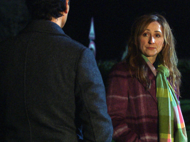 Laurel on Emmerdale on February 22, 2021
