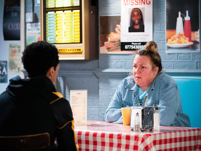 Keegan and Karen on EastEnders on May 14, 2021