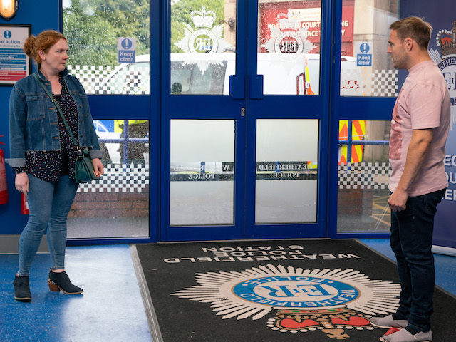 Fiz and Tyrone on Coronation Street on August 16, 2021