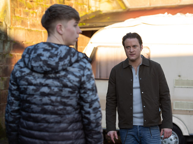 Luke and Sid on Hollyoaks on March 3, 2021