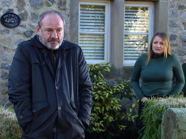 Jimmy and Nicola on Emmerdale on March 9, 2021