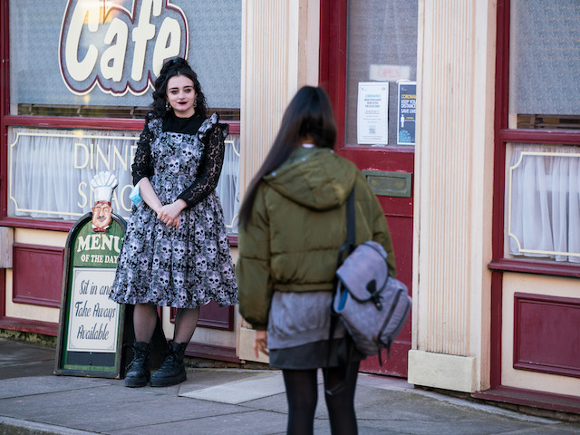 Nina on Coronation Street on March 29, 2021