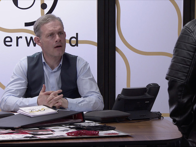 Nick on Coronation Street on March 29, 2021
