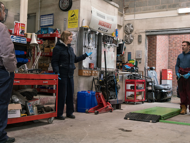 Kevin, Abi and Tyrone on Coronation Street on April 14, 2021