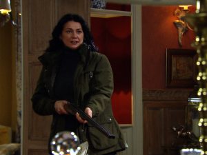 Moira on Emmerdale on February 4, 2021