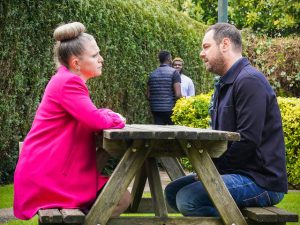 Linda and Mick on EastEnders on June 15, 2021