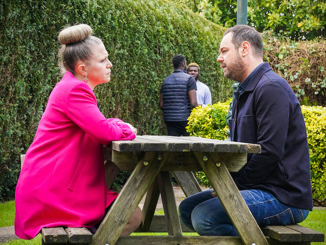 Linda and Mick on EastEnders on June 15, 2021