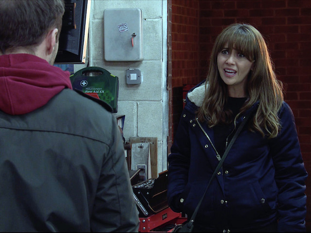 Maria on Coronation Street on April 19, 2021
