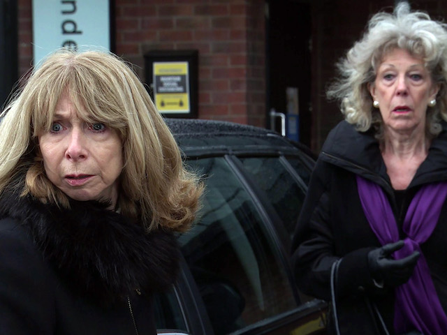Gail and Eileen on Coronation Street on February 24, 2021