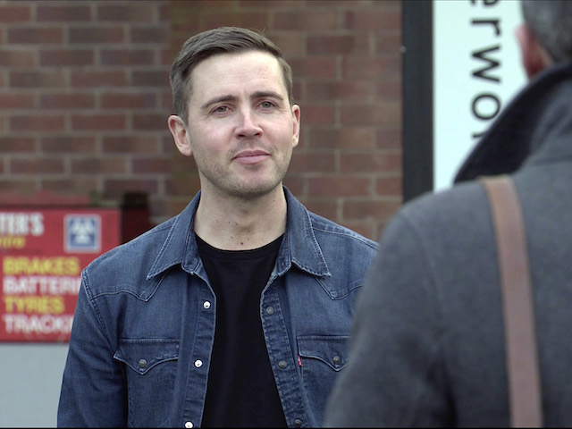 Billy and Todd on Coronation Street on February 15, 2021