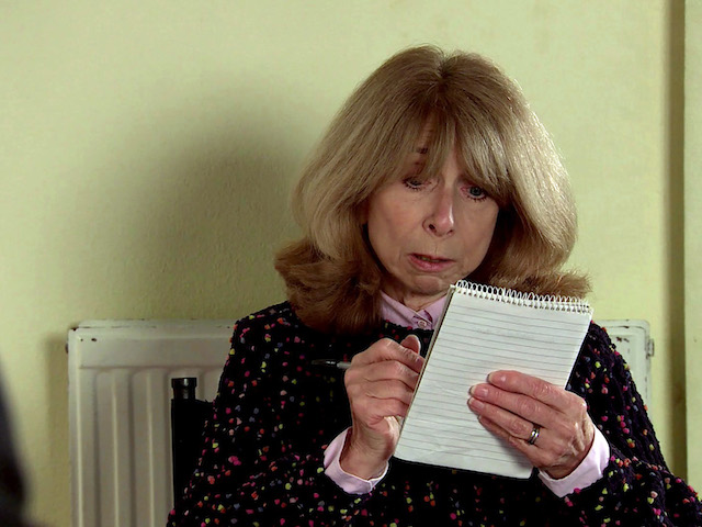 Gail on Coronation Street on February 10, 2021
