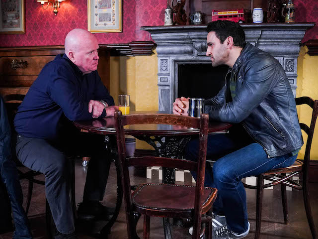 Phil and Kush on EastEnders on April 9, 2021