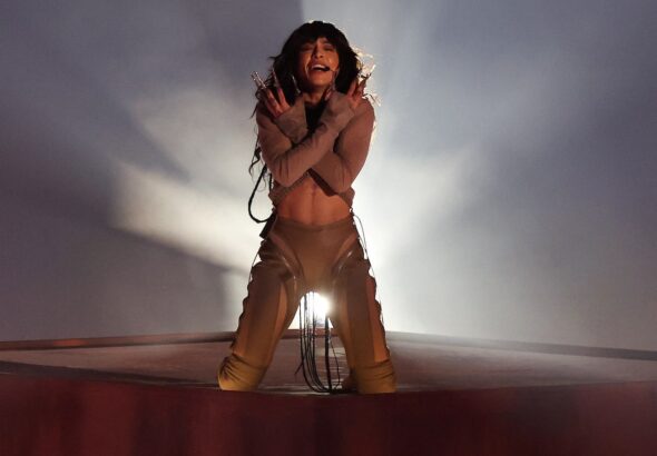 Loreen from Sweden performs during the grand final of the 2023 Eurovision Song Contest in Liverpool, Britain on May 13, 2023.
