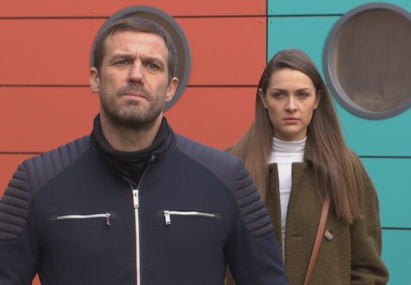 Warren and Sienna on Hollyoaks on February 22, 2021