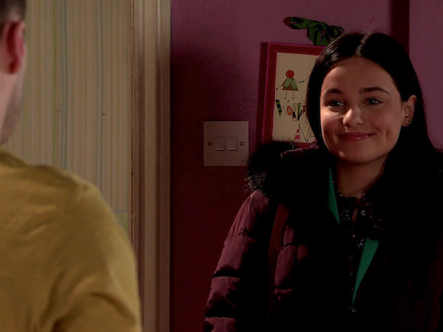 Alina on Coronation Street on February 10, 2021