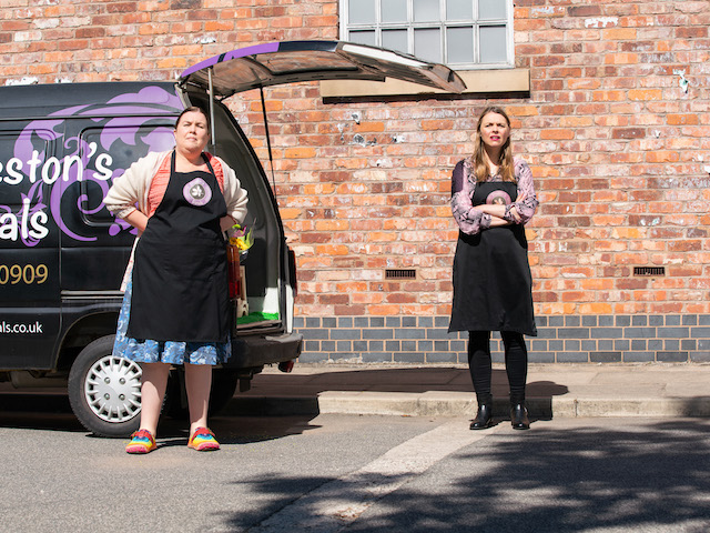 Tracy on Coronation Street on August 6, 2021