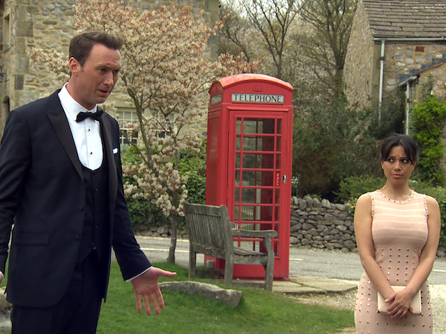Liam and Priya on Emmerdale on June 17, 2021