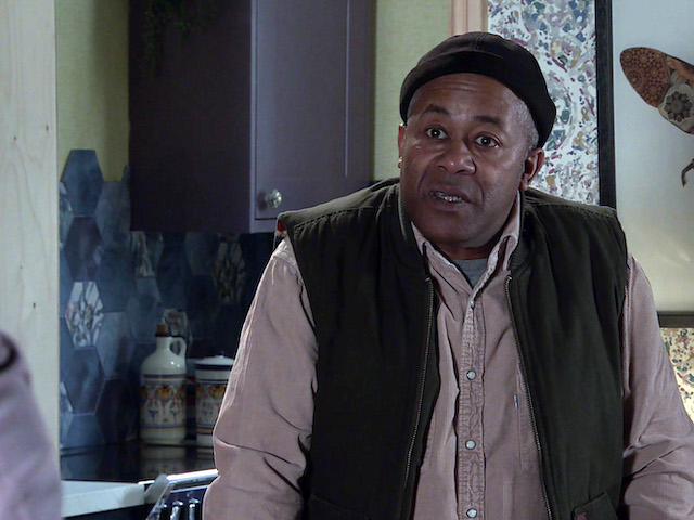 Ed on Coronation Street on April 14, 2021