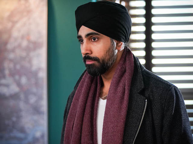 Kheerat on EastEnders on March 1, 2021