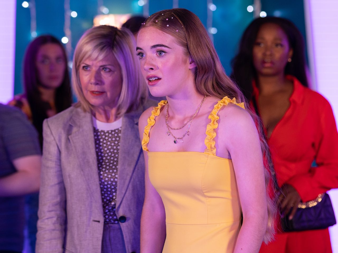 Ella and Norma on Hollyoaks on August 9, 2023