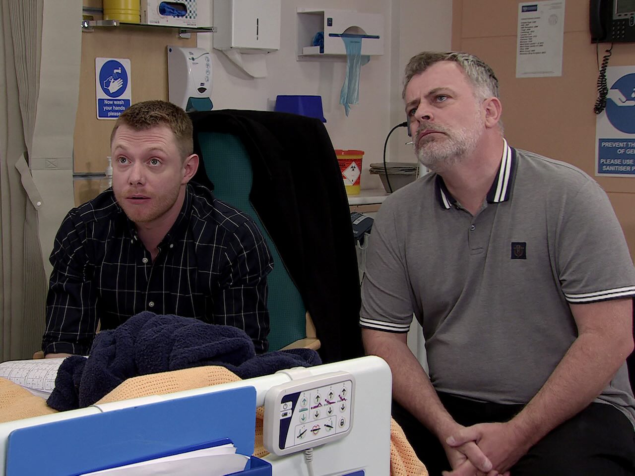 Daniel and Steve on Coronation Street on June 12, 2024