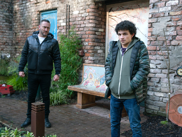 Simon on Coronation Street on March 12, 2021