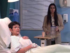 Yasmeen and Alya on Coronation Street on March 5, 2021