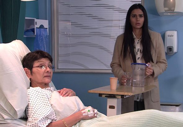 Yasmeen and Alya on Coronation Street on March 5, 2021