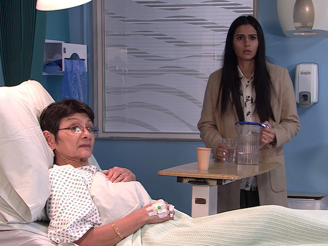 Yasmeen and Alya on Coronation Street on March 5, 2021