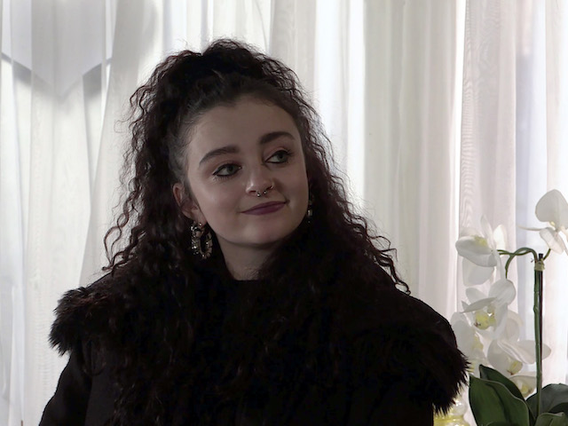 Nina on Coronation Street on February 24, 2021