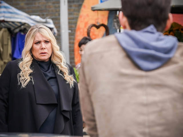 Sharon and Zack on EastEnders on April 6, 2021