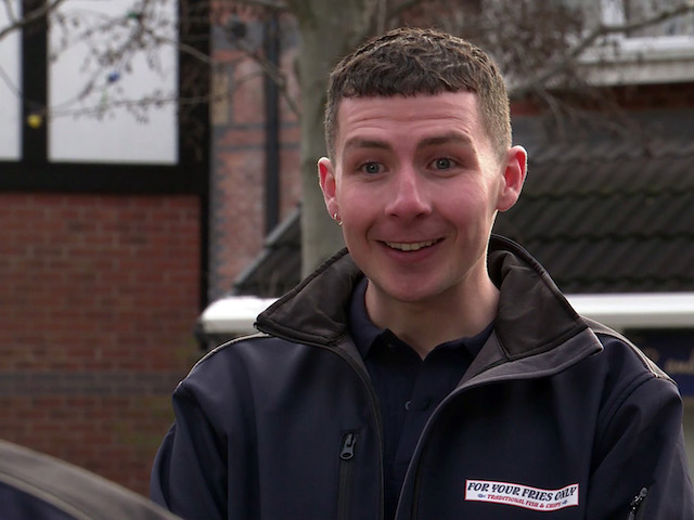 Jacob on Coronation Street on February 22, 2021