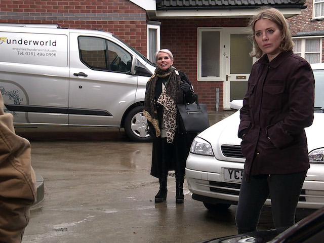 Debbie and Abi on Coronation Street on March 10, 2021