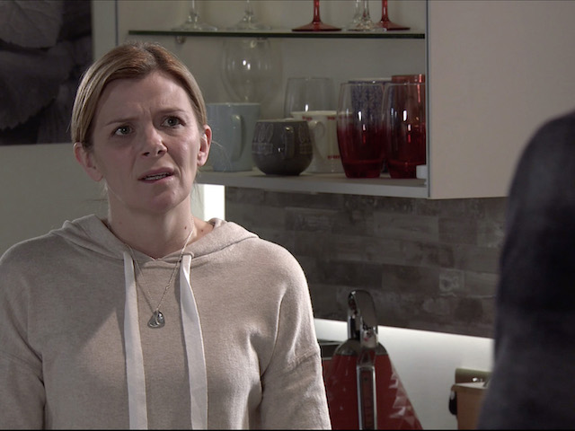 Leanne on Coronation Street on February 5, 2021