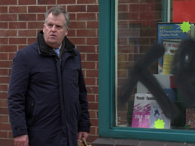 Brian and Cathy on Coronation Street on March 22, 2021