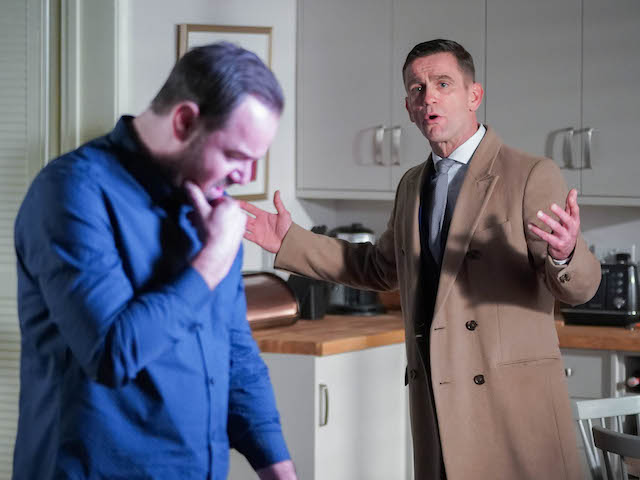 Mick and Jack on EastEnders on February 18, 2021
