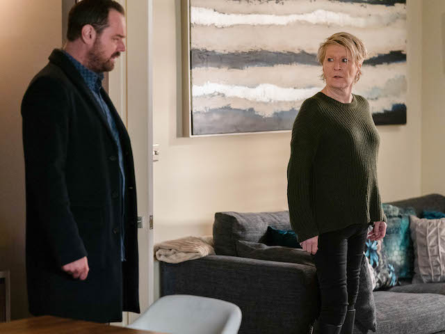 Mick and Shirley on EastEnders on February 10, 2021