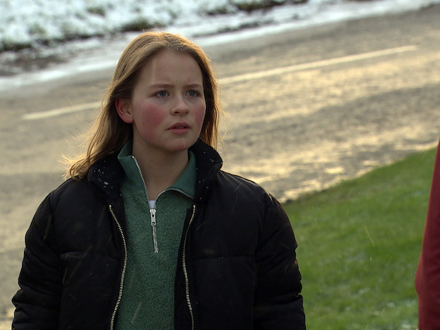 Liv on Emmerdale on March 29, 2021