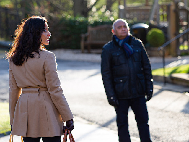 Manpreet and Rishi on Emmerdale on February 16, 2021