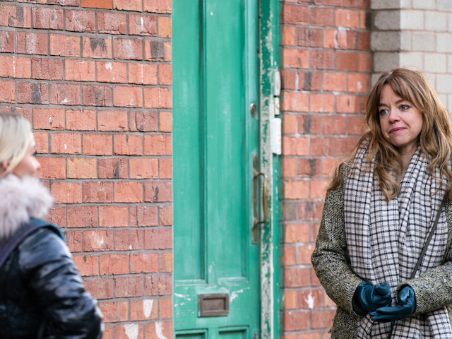 Kelly and Toyah on Coronation Street on March 26, 2021
