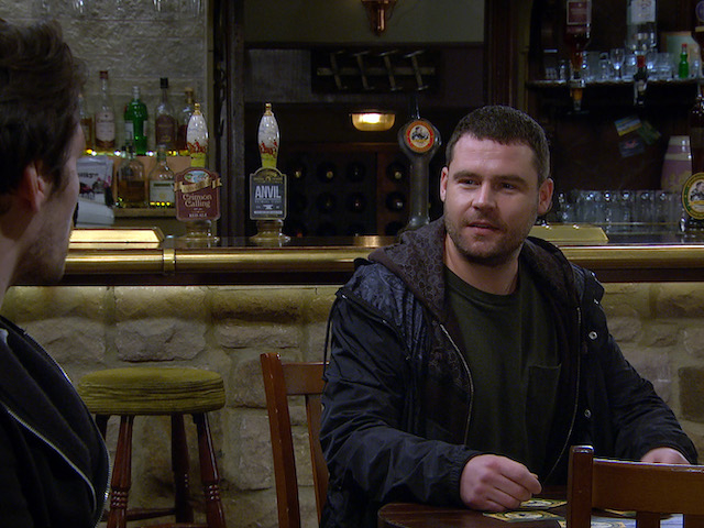 Aaron on Emmerdale on May 3, 2021