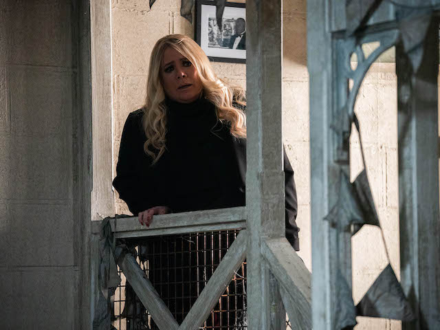 Sharon on EastEnders on April 5, 2021