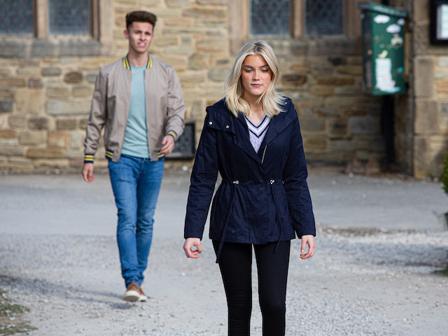 Jacob and Leanna on Emmerdale on June 20, 2021